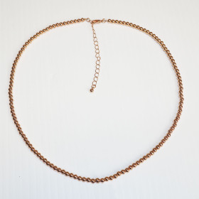 4MM Brass Ball Necklace Chain